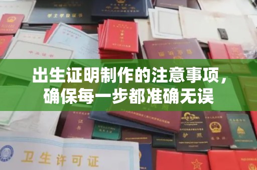 垣曲出生证明制作的注意事项，确保每一步都准确无误