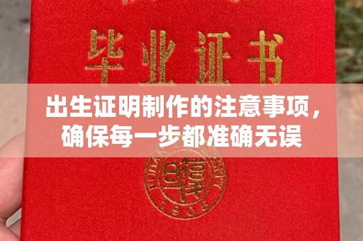 垣曲出生证明制作的注意事项，确保每一步都准确无误